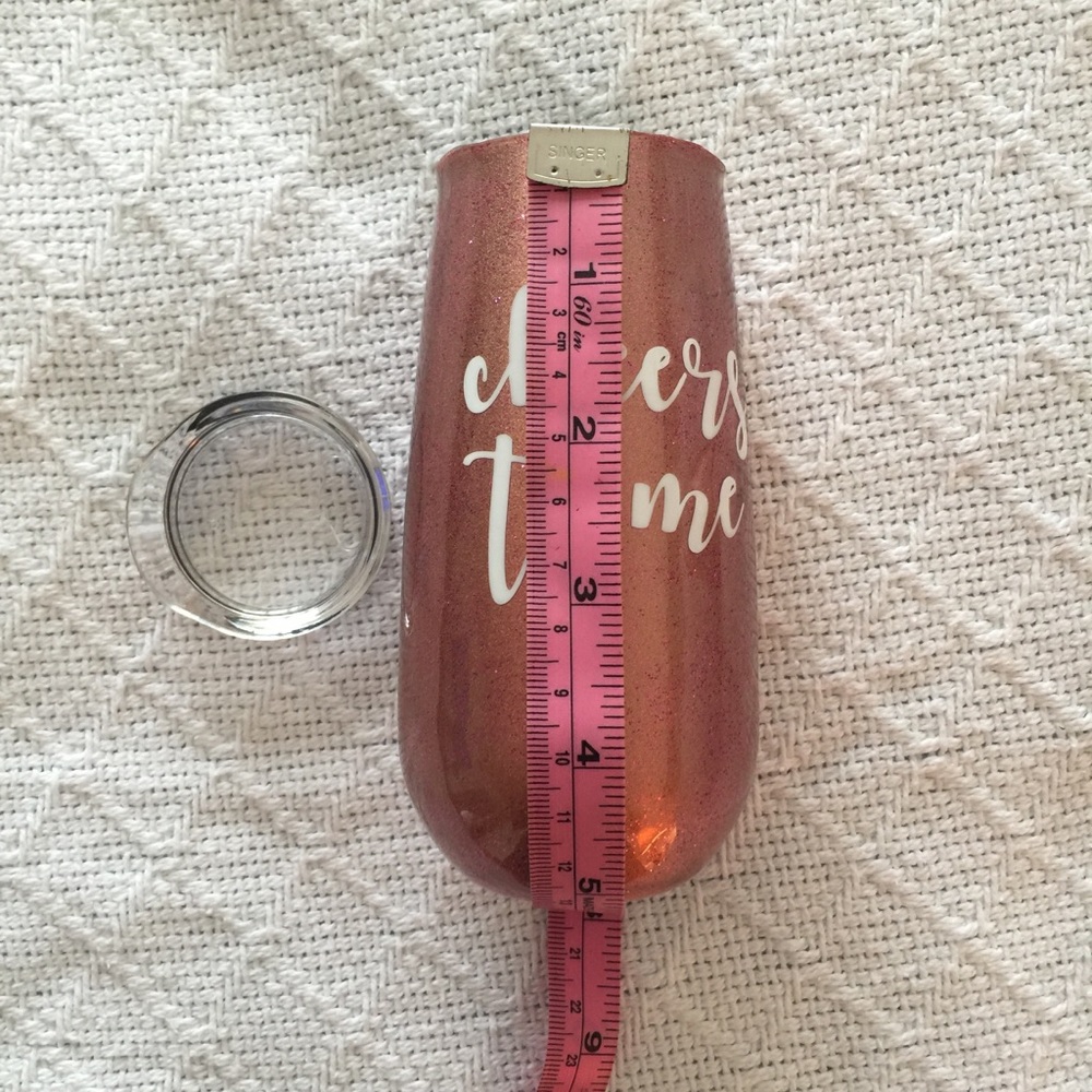 Custom champagne tumblers with lid - Picture 7 of 7